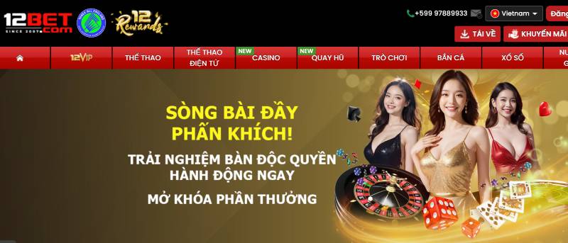 Tìm hiểu tổng quan về game bài tại 12bet